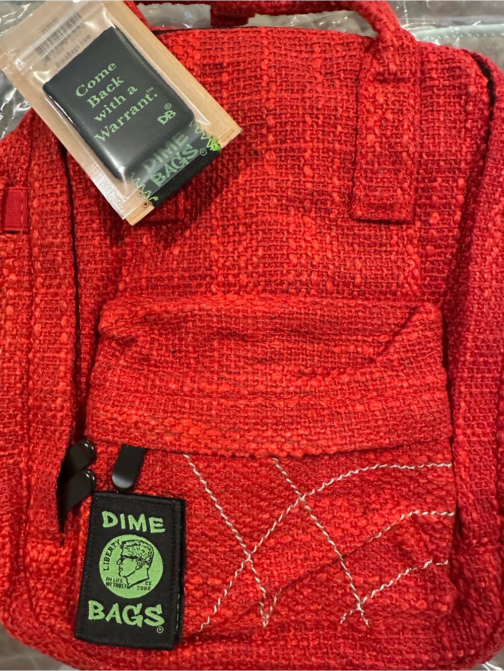 !!SOLD!! 100% Hemp Dime Bags Back Pack